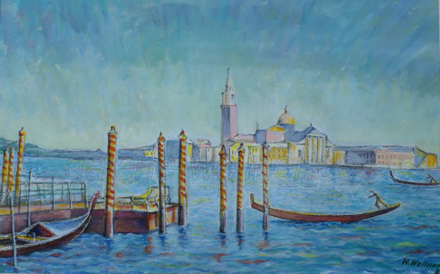 Gemälde von San Giorgio Maggiore Venedig